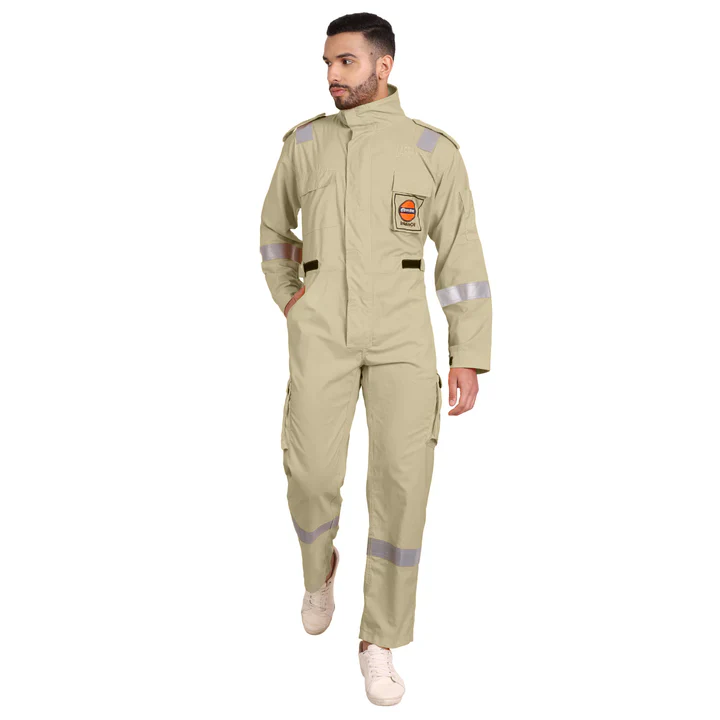 IOCL Uniform Inherent FR Coverall – Khaki