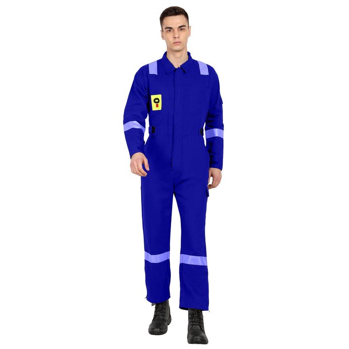 OIL India Uniform Coverall Full Sleeves – Korn Blue