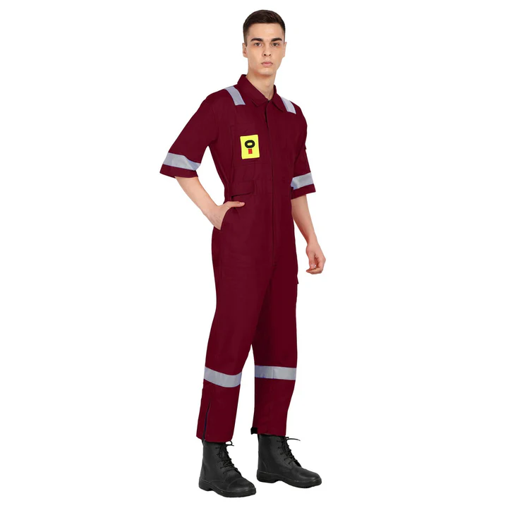 OIL India Uniform Coverall Full Sleeves – Maroon