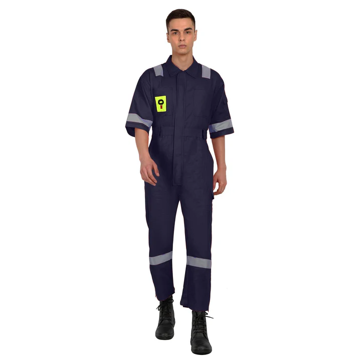 OIL India Uniform Coverall Full Sleeves – Navy Blue